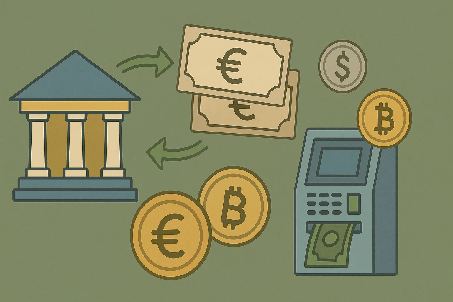Καταθέσεις, Αναλήψεις και Υποστηριζόμενα Νομίσματα στην Ελλάδα